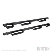 Carregar imagem no visualizador da galeria, Westin 2019 Chevrolet Silverado/Sierra 1500 (5.5ft) Drop Wheel to Wheel Nerf Step Bars - Txt Black