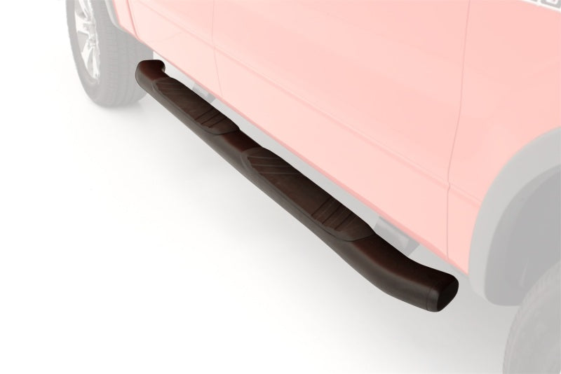 Lund 15-17 Chevy Silverado 2500 Crew Cab (Diesel) 5in. Oval Bent Nerf Bars - Black