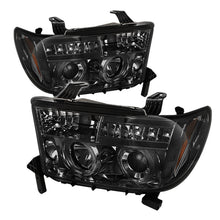 Carregar imagem no visualizador da galeria, Spyder Toyota Tundra 07-13 Projector Headlights LED Halo LED Smke PRO-YD-TTU07-HL-SM