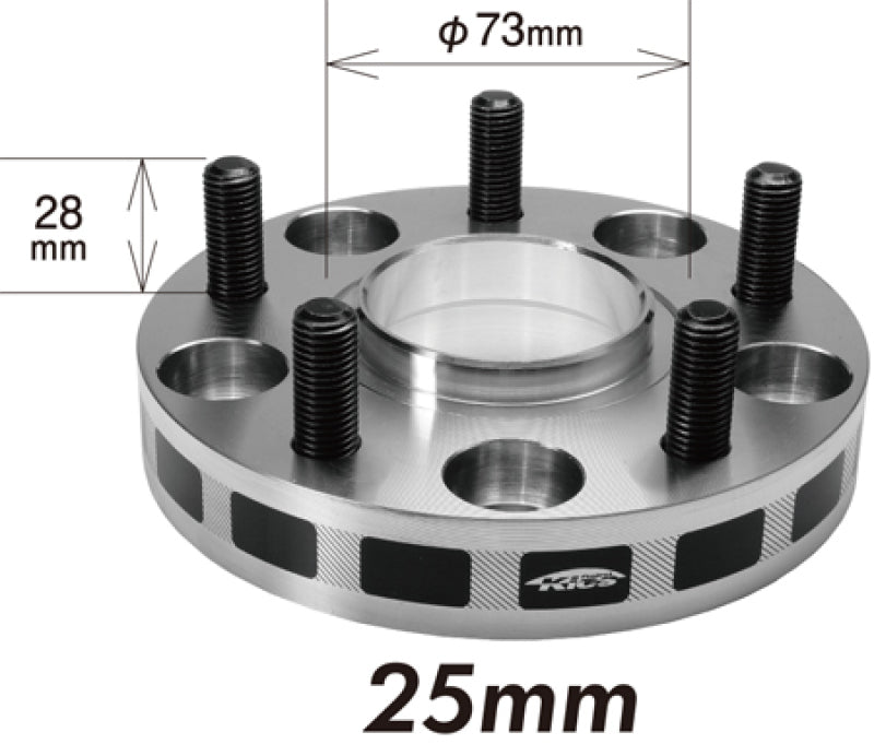 Project Kics 12X1.5 6-139.7 Wide Tread Spacers - 25MM
