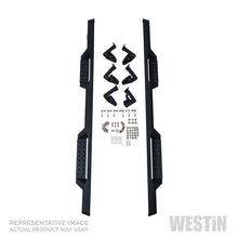 Carregar imagem no visualizador da galeria, Westin/HDX 16-18 Nissan Titan XD Crew / 17-18 Titan Crew Cab Drop Nerf Step Bars - Textured Black