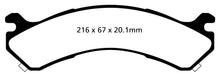 Carregar imagem no visualizador da galeria, EBC 01-05 Chevrolet Silverado 3500 (2WD) Yellowstuff Rear Brake Pads