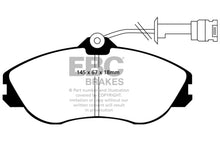 Carregar imagem no visualizador da galeria, EBC 91-92 Audi 100 Quattro 2.3 (Girling) Redstuff Front Brake Pads