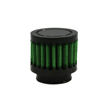 Load image into Gallery viewer, Green Filter Crankcase Filter - OD 1.25in. / Base 3in. / Top 3in. / H 1.75in.