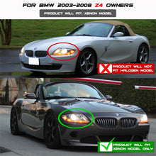Carregar imagem no visualizador da galeria, Spyder BMW Z4 03-08 Projector Headlights Xenon/HID Model Only - LED Halo Chrome PRO-YD-BMWZ403-HID-C