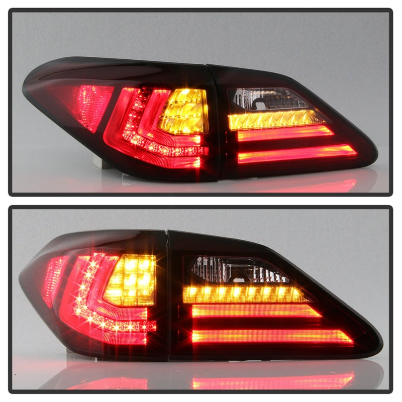 Spyder Lexus RX350 2010-2012 LED Tail Lights - Red Clear ALT-YD-LRX35010-LED-RC
