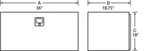 Load image into Gallery viewer, Lund Universal Steel Underbody Box - Black