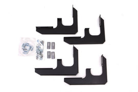 Lund 08-17 Chevy Traverse Tube Step Running Board Mounting Brackets - Black