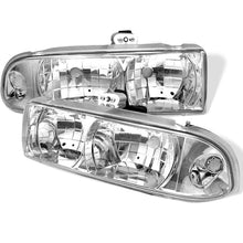 Carregar imagem no visualizador da galeria, Spyder Chevy S10 98-04/Chevy Blazer 98-05 Crystal Headlights Chrome HD-YD-CS1098-C