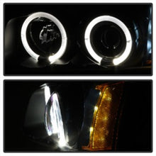 Carregar imagem no visualizador da galeria, Spyder Chevy Silverado 1500 03-06 Projector LED Halo LED Amber Reflctr Blk PRO-YD-CS03-AM-BK