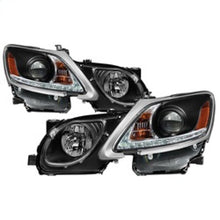 Carregar imagem no visualizador da galeria, Spyder Lexus GS 300 / 350 / 450 06-11 Headlights - HID Model Only - Black PRO-YD-LG06-HID-DRL-BK