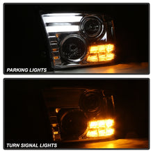 Carregar imagem no visualizador da galeria, Spyder Dodge Ram 09-12 Projector Headlights Light Bar DRL Chrome PRO-YD-DR09-LBDRL-C