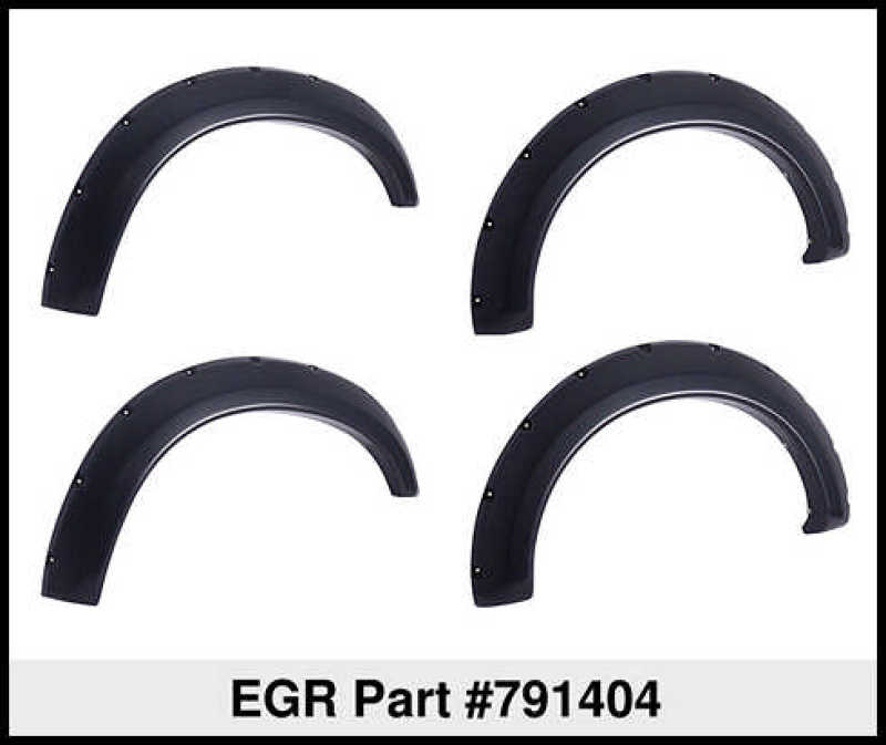 EGR 07-13 Chev Silverado 5ft Bed Bolt-On Look Fender Flares - Set (791404)