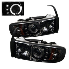 Carregar imagem no visualizador da galeria, Spyder Dodge Ram 1500 94-01 94-02 Projector Headlights LED Halo LED Smke PRO-YD-DR94-HL-AM-SMC
