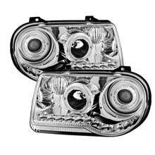 Carregar imagem no visualizador da galeria, Xtune Chrysler 300C 05-10 ( Not 300 ) Halo Projector Headlights Chrome PRO-JH-C300C-LED-C