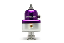 Carregar imagem no visualizador da galeria, Fuelab 555 Carb Adjustable FPR Blocking 1-3 PSI (1) -8AN In (2) -8AN Out - Purple