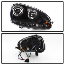 Carregar imagem no visualizador da galeria, Spyder Volkswagen GTI 06-09/Jetta 06-09 Halogen Model Only - LED Halo DRL Black PRO-YD-VG06-HL-BK