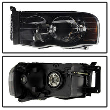 Carregar imagem no visualizador da galeria, Xtune Dodge Ram 1500 02-05 Amber Crystal Headlights HD-JH-DR02-AM-BSM