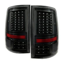 Carregar imagem no visualizador da galeria, xTune Dodge Ram 1500 09-14 - Incandescent Only C Shape LED Tail Lights- Black ALT-JH-DR09-LED-CS-BK