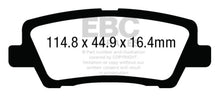 Carregar imagem no visualizador da galeria, EBC 12+ Cadillac ATS 2.0 Turbo Redstuff Rear Brake Pads