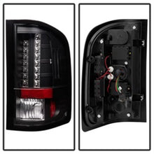 Carregar imagem no visualizador da galeria, Spyder Chevy Silverado 07-13 LED Tail Lights Blk ALT-YD-CS07-LED-BK