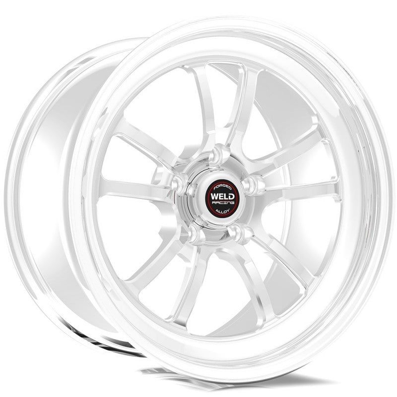 Weld S70 20x10 / 5x4.75 BP / 7.3in. BS Polished Wheel (High Pad) - Non-Beadlock