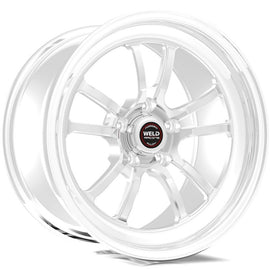 Weld S70 20x10.5 / 5x4.75 BP / 7.3in. BS Polished Wheel (High Pad) - Non-Beadlock