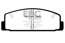 Carregar imagem no visualizador da galeria, EBC 03-04 Mazda Protege 2.0 Turbo (Mazdaspeed) Ultimax2 Rear Brake Pads
