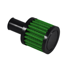 Load image into Gallery viewer, Green Filter Breather - ID .40in / H 2in. / OD 2in. / Flange H 1.5in.