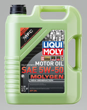 Load image into Gallery viewer, LIQUI MOLY 5L Molygen New Generation Motor Oil 5W50