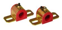 Carregar imagem no visualizador da galeria, Prothane Universal Greasable Sway Bar Bushings - 1in - Type B Bracket - Red