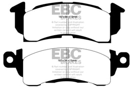 EBC 73-74 Buick Apollo 4.1 Orangestuff Front Brake Pads