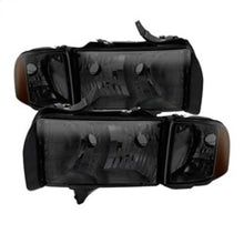 Carregar imagem no visualizador da galeria, Xtune Dodge Ram Sport Model Only 1999-2002 OEM Headlights Smoked HD-JH-DR99-SP-SM
