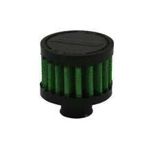 Load image into Gallery viewer, Green Filter Crankcase Filter - ID .59in. / Base 2in. / Top 2in. / H 1.57in.