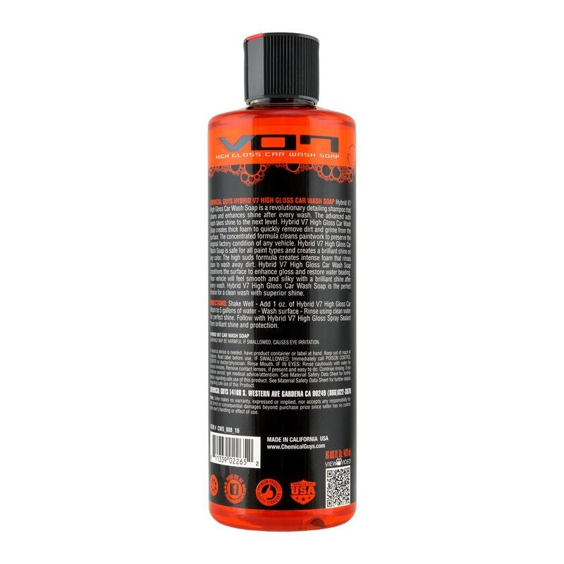 Chemical Guys Hybrid V07 Optical Select High Suds Car Wash Soap - 16oz (P6)