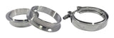 Kit de braçadeira e flange de banda em V de aço inoxidável Torque Solution - 5 pol. (127 mm)
