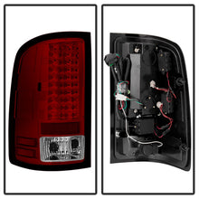 Carregar imagem no visualizador da galeria, Spyder GMC Sierra 07-13 (Not 3500 Dually 4 Rear Wheels)LED Tail Lights Red Clear ALT-YD-GS07-LED-RC