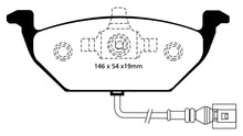 Carregar imagem no visualizador da galeria, EBC 00-05 Volkswagen Beetle 2.0 Yellowstuff Front Brake Pads