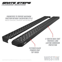 Carregar imagem no visualizador da galeria, Westin Grate Steps Running Boards 54 in - Textured Black