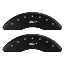 Carregar imagem no visualizador da galeria, MGP 4 Caliper Covers Engraved Front &amp; Rear MGP Red finish silver ch