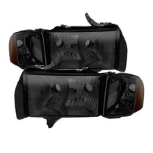 Carregar imagem no visualizador da galeria, Xtune Dodge Ram Sport Model Only 1999-2002 OEM Headlights Smoked HD-JH-DR99-SP-SM