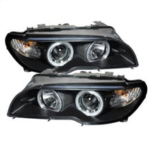 Carregar imagem no visualizador da galeria, Spyder BMW E46 3-Series 04-06 2 DR Projector Halogen Model- LED Halo Blk PRO-YD-BMWE4604-2DR-HL-BK