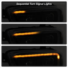 Load image into Gallery viewer, xTune 16-18 Toyota Tacoma SR/SR5 DRL Proj Headlights w/Turn Signal - Blk (PRO-JH-TTA16-SR-BK)