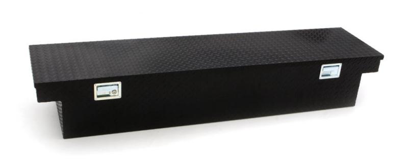 Lund Universal Contender Single Lid Flush Mount Crossover Tool Box - Black