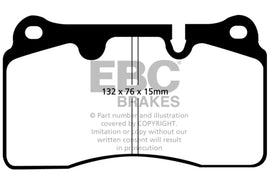 EBC 04-12 Aston Martin DB9 5.9 Orangestuff Front Brake Pads