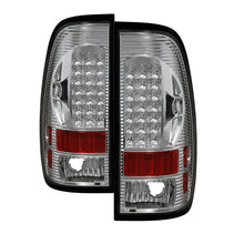 Carregar imagem no visualizador da galeria, Xtune Ford F150 Styleside 97-03 / F250/350/450/550 99-07 LED Tail Lights Chrome ALT-ON-FF15097-LED-C