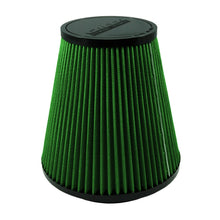 Load image into Gallery viewer, Green Filter Cone Filter - ID 5.5in. / Base 7.75in. / Top 4.75in. / H 7.75in.