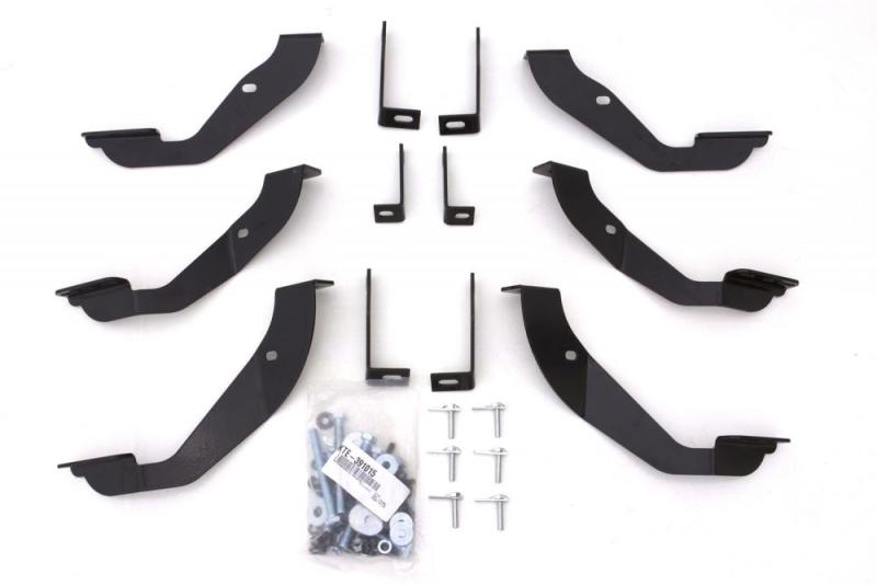 Lund 11-14 Chevy Silverado 2500 Crew Cab (Diesel) Tube Step Running Board Mounting Brackets - Black