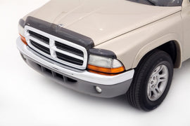 Lund 97-04 Dodge Dakota (Fender Eyebrows included) Interceptor Hood Shield - Smoke