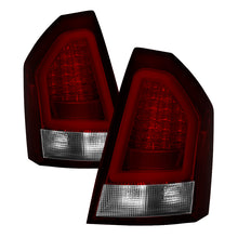 Carregar imagem no visualizador da galeria, Spyder Chrysler 300 05-07 V2 Light Bar LED Tail Lights - Red Clear ALT-YD-CHR305V2-LED-RC